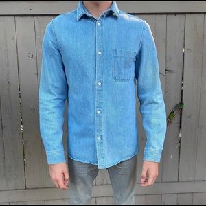 A.P.C. Men’s Denim Victor Overshirt